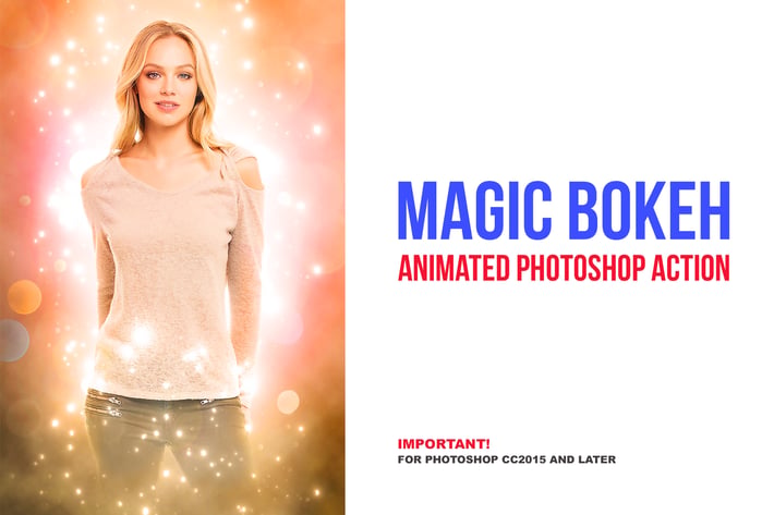 Magic Bokeh - Animated Photoshop Action