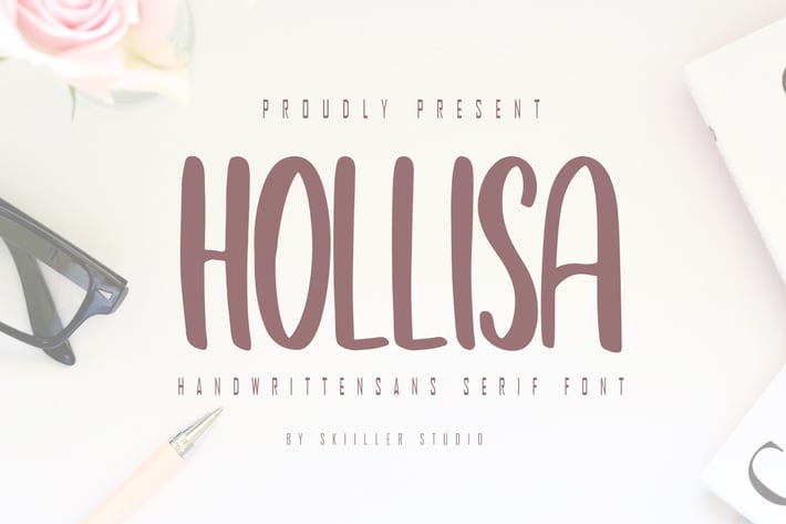 Hollisa - Handwritten Sans Serif Font