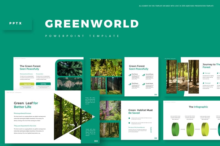 Green World - Powerpoint Template