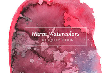 Warm Textured Watercolors