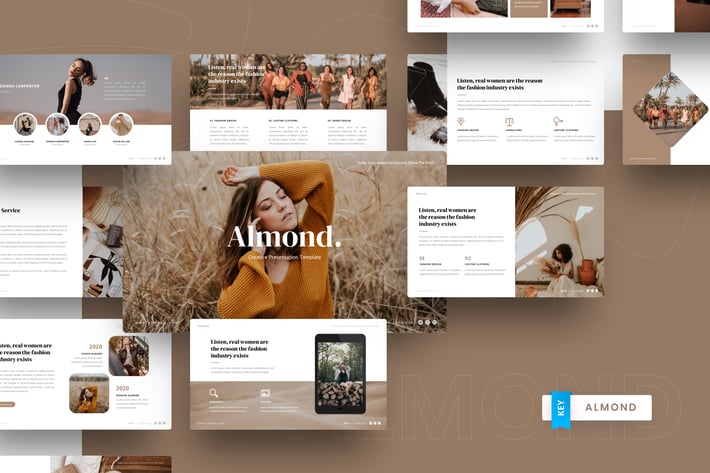 Almond - Creative Keynote Template