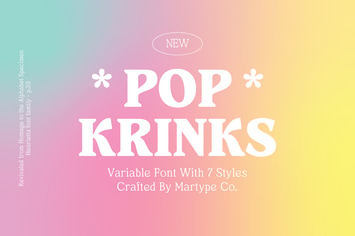 Pop Krinks - Display Serif 