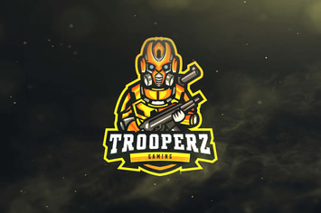 Trooperz Gaming Sport and Esports Logo