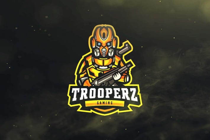 Trooperz Gaming Sport and Esports Logo