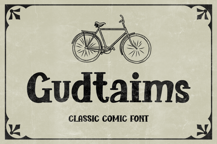 Gudtaims - Classic Comic Font