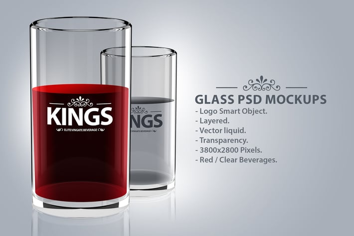 Glass Logo PSD Mockups