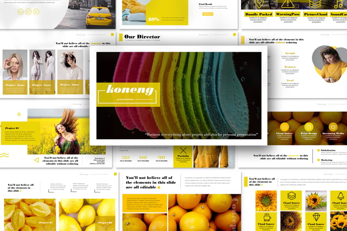 Koneng - Powerpoint Template
