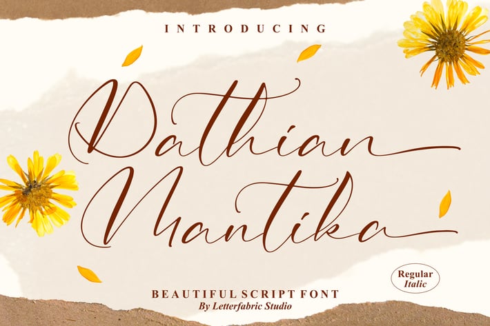 Dathian Mantika Script Font
