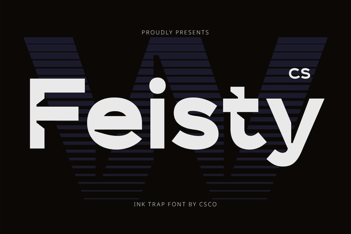 Feisty – Inktrap Font