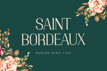 Saint Bordeaux Serif Display Font