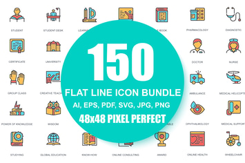 Line icons Linear Pictogram Pack