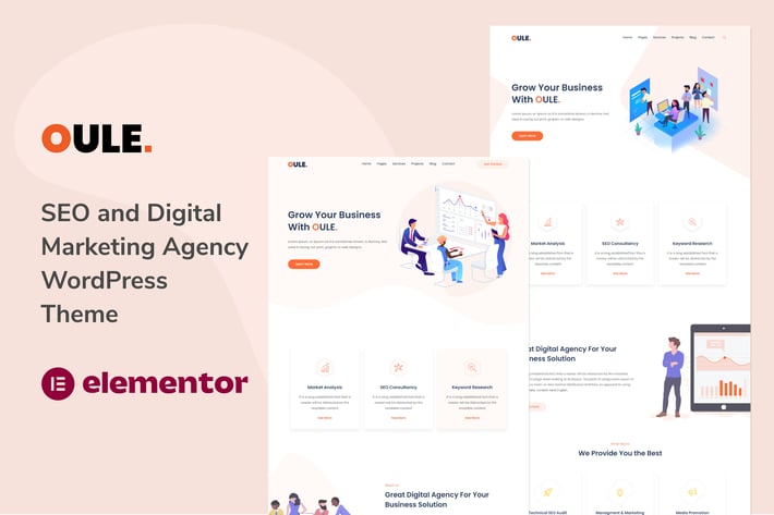 Oule – Digital Marketing Agency WordPress Theme