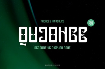 Qujonge - Artdeco Font