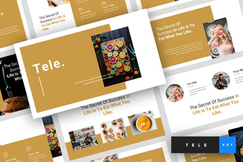 Tele - Food Keynote Template