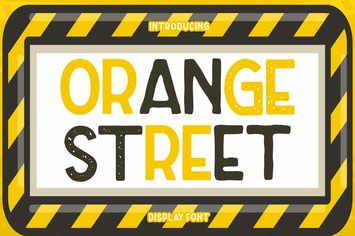 Orange Street  – Rounded Modern Sans Font