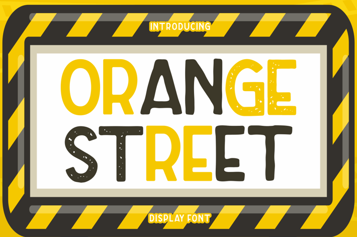 Orange Street  – Rounded Modern Sans Font