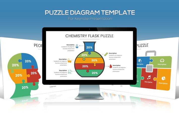 Puzzle Diagram for Keynote Presentation