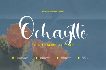 Ochaytte - Fun Script Font