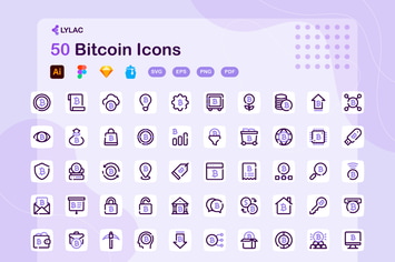 Lylac - Bitcoin Icons