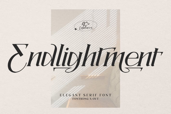 Endlightment - Elegant Serif Font