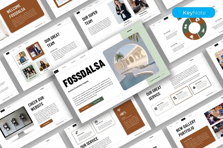 Fossdalsa - Business Keynote Template