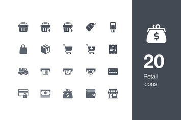20 Retail icons