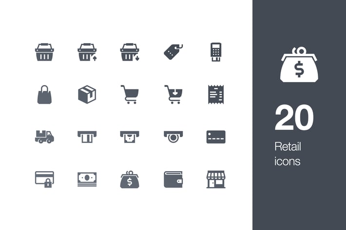 20 Retail icons