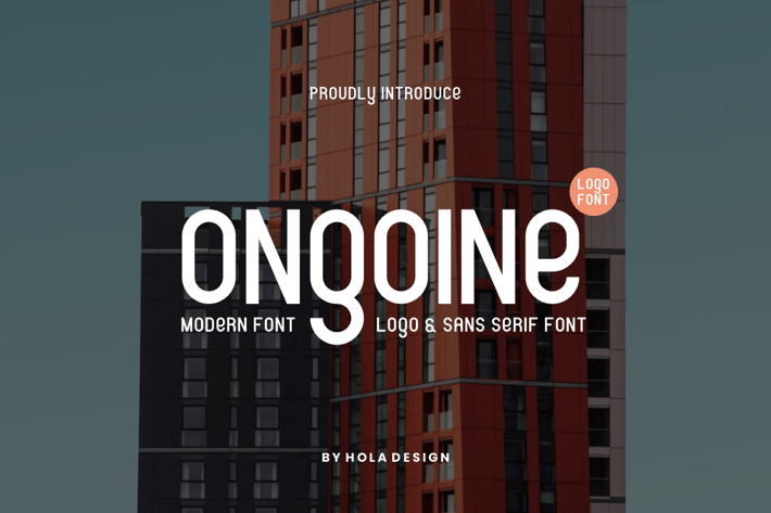 Ongoine -  Sans Serif Logo Font