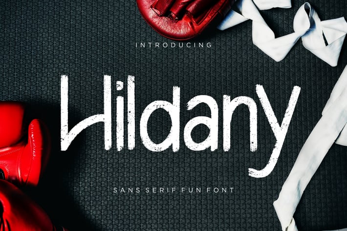 Hildany Sans Advertisement Font