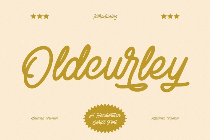 Oldcurley Script Font