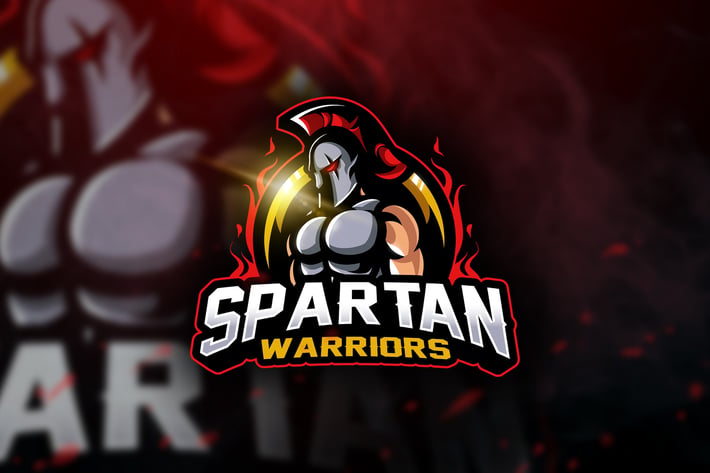  Spartan Warriors - Mascot & Esport Logo