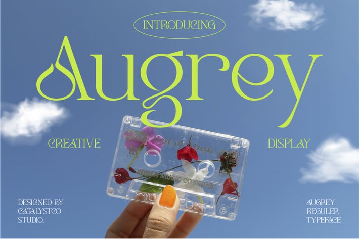 Augrey Creative Display Font