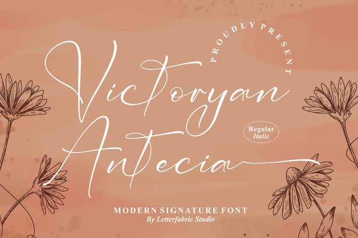 Victoryan Antecia Modern Signature Font
