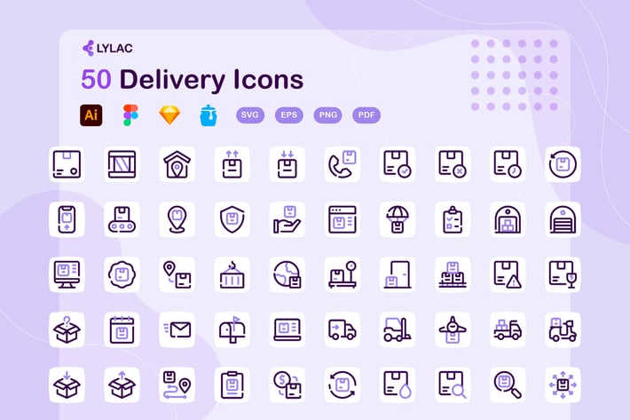 Lylac - Delivery Icons