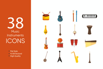 Music Instruments Icons