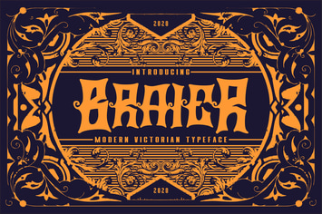 Braier | Modern Victorian Typeface