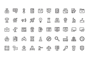 50 Startup icons