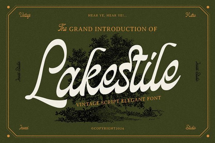 Lakestile - Classic Reverse Script