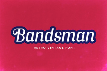 Bandsman Retro Vintage Serif Font
