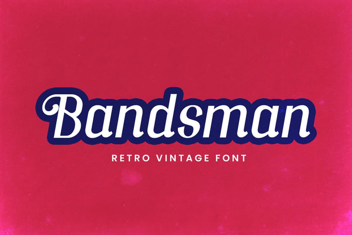 Bandsman Retro Vintage Serif Font