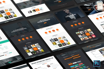 MiniFox | One Page Multi-Purpose PSD Template