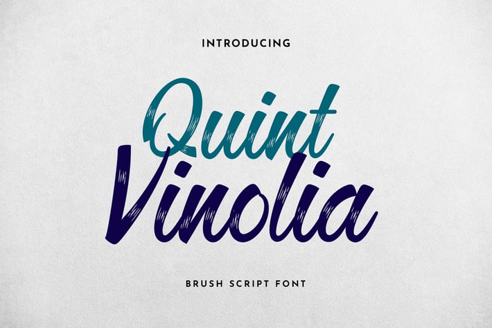 Quint Vinolia Calligraphy Font