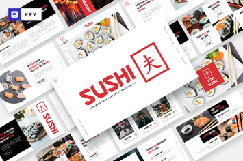 SUSHI - Japanese Food Keynote Template