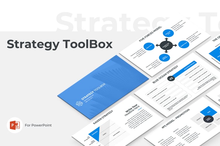 Strategy ToolBox PowerPoint Template  