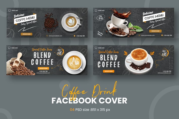 Coffee Drink Facebook Timeline Covers