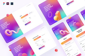 Maxo – Creative Sign in & Sign Up template