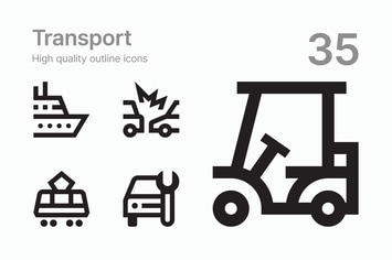 Transport icons