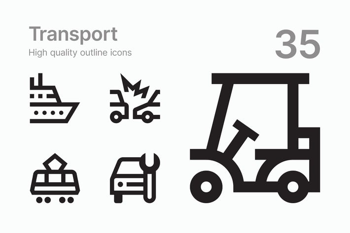 Transport icons