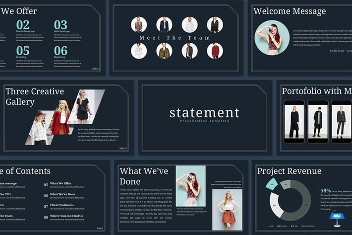 Statement - Keynote Template