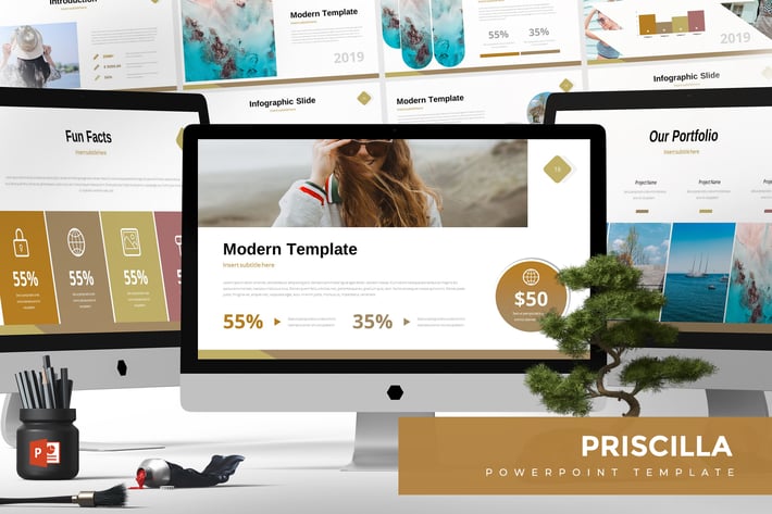 Priscilla - Powerpoint Template